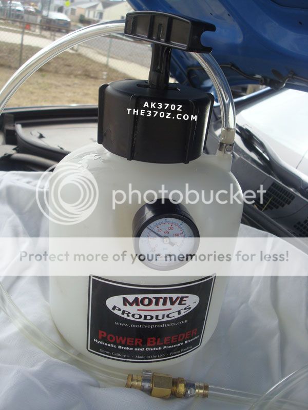 DIY How to Bleed Your Brake Fluid Using Motive Power Bleeder 0117